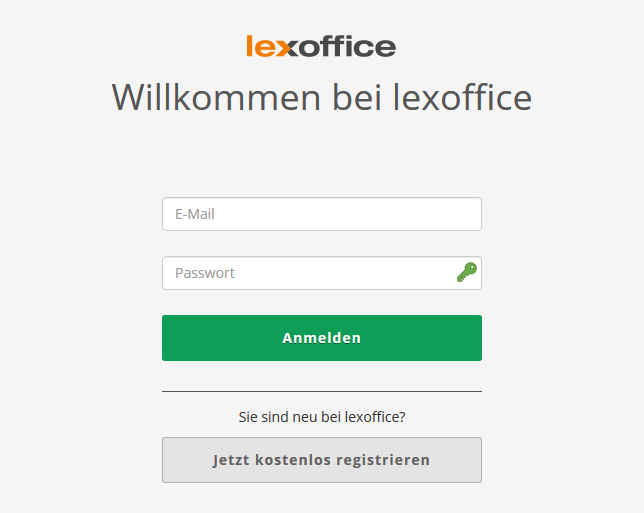 lexoffice Login