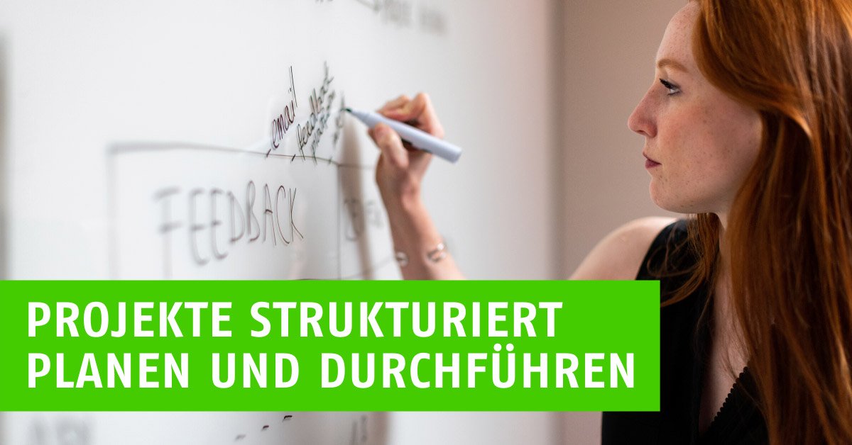 Titelbild: Projekte strukturiert planen und durchführen